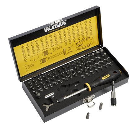 Ironside 201750 Bitssats 60 delar, Borra & mejsla