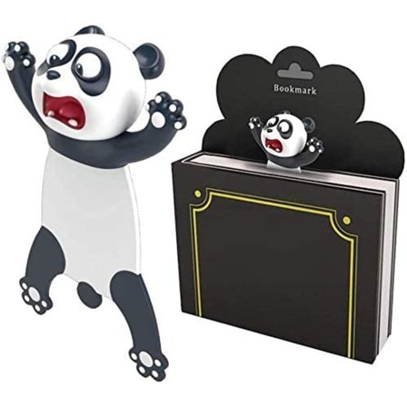 Morsomme 3D tegneseriebokmerker Dyr Lesebokmerker for studenter