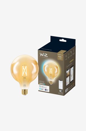 WiZ - WiFi Smart LED E27 pallolamppu 120 50 W Filament Ambe - Älyvalot - - Homeroom