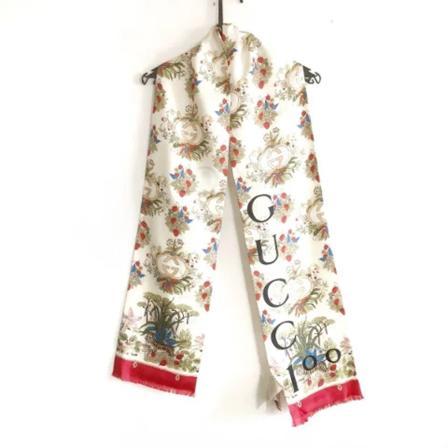 Gucci Vintage Pre-owned Silke trklaeder Hvid, unisex Vintage Accessories, Størrelse: ONE Size