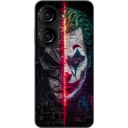 Kompatibelt Mobildeksel til Asus Zenfone 10 DC Comics Batman Joker splitt ansiktet plakat Gotham skurker Dark Knight retrofilm helt mot skurk kunst