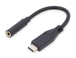Digitus USB-C til hodetelefons-jakkadapter - lyd / USB - 20 cm