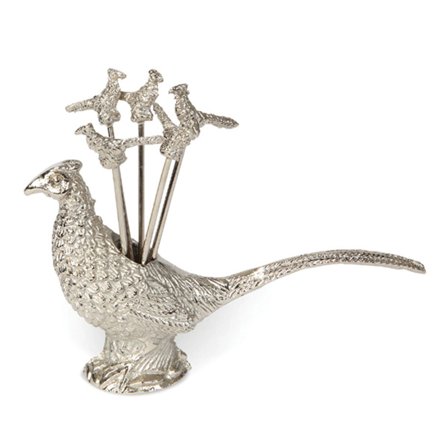 Culinary concepts Fasan cocktailpinnar med hållare, 6 st | Dukning & Servering > Vin & Bar > Drinktillbehör > Cocktailpinnar | Bagaren och Kocken