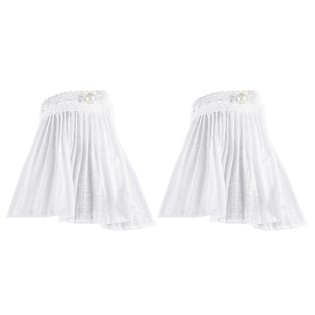 1 Par Smukke Mesh Blonde Manchetter Kreative Tøj Forlænger Manchet Mesh Blonde Ærme