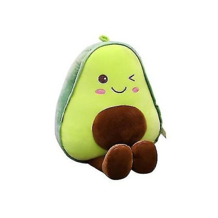 Fylld avokado plyschleksak, söt fruktfylld docka kramande kudde Present till flickor Pojkar Vänner