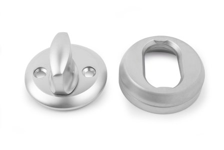 Habo 40 universal Sylindervridersett Matt krom, Dør- & vindusbeslag