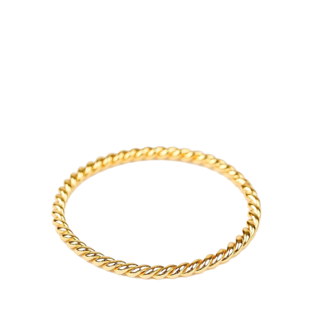 Syster P Tiny Twisted Ring Gold 6 Ringar Dam Guld