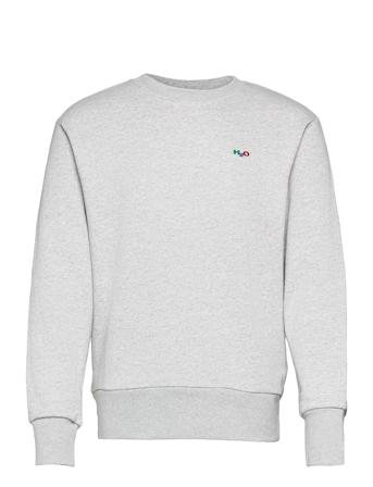 Base Sweat O'neck Sweat-shirt Tröja Grå H2O