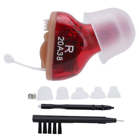 Deep Ear Hörhjälp Hörlurar Trådlösa InEar Hörlurar Ljudförstärkare Öronproppar (Höger öra)