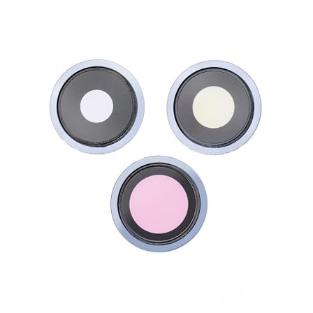 iPhone 13 Pro/13 Pro Max Kameralins med Ram - Blå