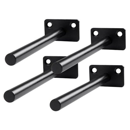 4 stk. 15 cm massive beslag usynlige flydende hylder skjult fastgørelse