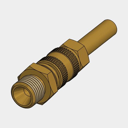 Rychlospojka IGT, vhodná pro trubku Ø8 mm – 1/4" (s vnějším závitem, levý)