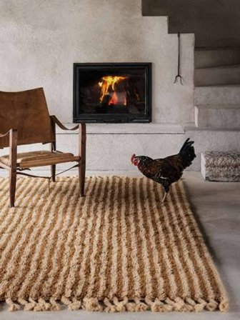 Ecco 200X300 Mustard Yellow/Yellow Wool Rug