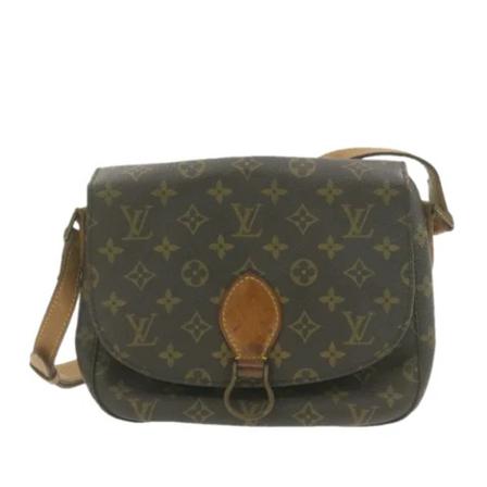 Louis Vuitton Vintage, Pre-owned Canvas louis-vuitton-bags Bruin, Dames, Maat:ONE Size