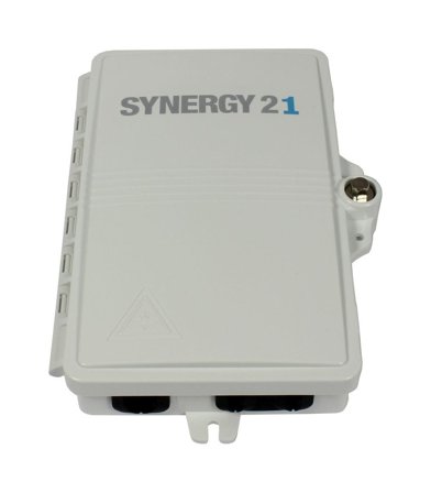 SYNERGY FTTH Wandgehäuse, IP65, 1xEingang/ 2xAusgang, Synergy 21
