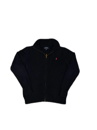 Ralph lauren stickad helzip