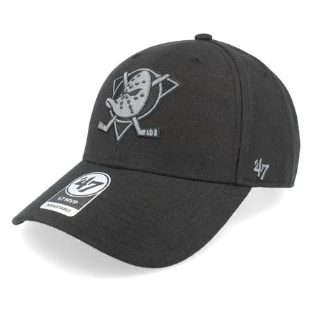 47 Brand - NHL Black adjustable Czapka Z Daszkiem - Anaheim Ducks NHL Mvp Black Adjustable @ Hatstore