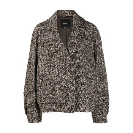 Pinko, Single-Breasted Coats Czarny, Kobieta, Rozmiar: M