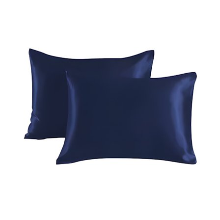 Satin pudebetræk - Pudebetræk - 50 x 66cm - 2-pak