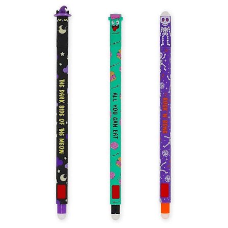 The Boo Crew Set med 3 Raderbara Gelpennor - Perfekt för Studenter och Yrkesverksamma_Specialerbjudanden