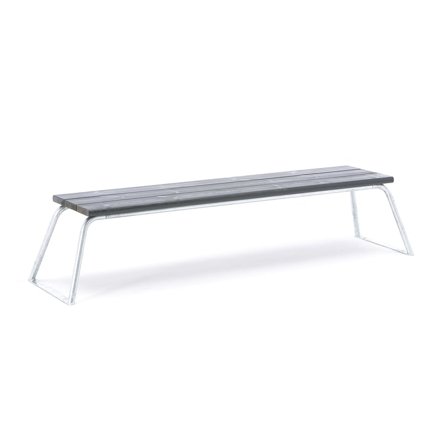 Parkbenk uten ryggstøtte, 2050 mm