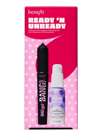 Benefit Mixed Lines Get Ready/Unready Set cont.: Badgal Mascara Black 8,5 g (GH 1303536) + PoreCare Oil Cleanser 45 ml (GH 1568638) 1.0items