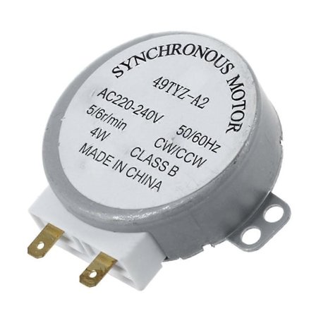 AC 220-240V 50/60Hz 5/6RPM 4W Synkron Motor til Mikrobølgeovn