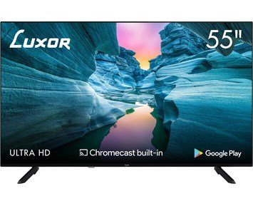 Luxor-LX5540UHD-55" 4K LED-TV med Dolby Vision og innebygd Chromecast-Tv-TV