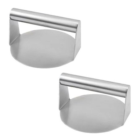 Kødpresser i rustfrit stål, bøf, hamburgerkødpresse, non-stick