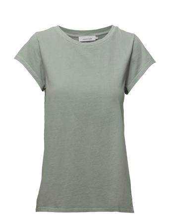 Liss Ss Gd 3174 T-shirt Top Grøn Samsøe Samsøe