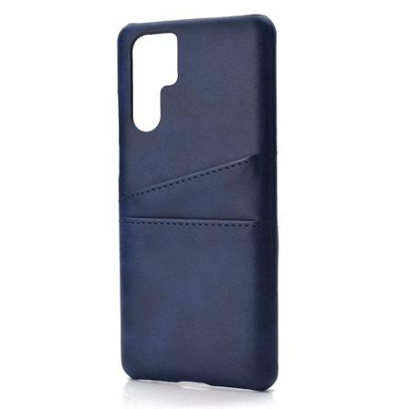 Samsung Galaxy S22 Ultra - Stilrent Skal med Korthållare Blå