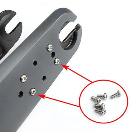 Pyörännapojen cover ruuvit Xiaomi M365 1s Pro sähköskootterin case koristekuoren osat 8kpl 8pcs screws B