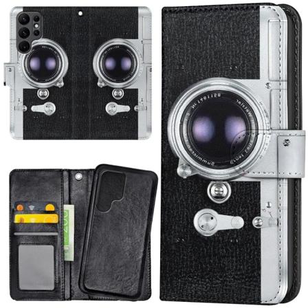 Samsung Galaxy S24 Ultra - Lommebok Deksel Retro Kamera