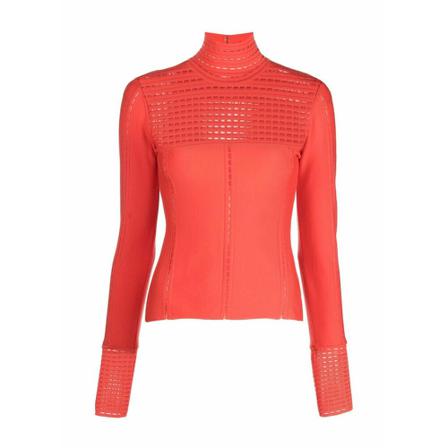 Genny, Turtlenecks Oranje, Dames, Maat:S
