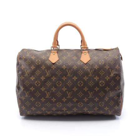 Louis Vuitton Vintage, Pre-owned Leather louis-vuitton-bags Bruin, Dames, Maat:ONE Size