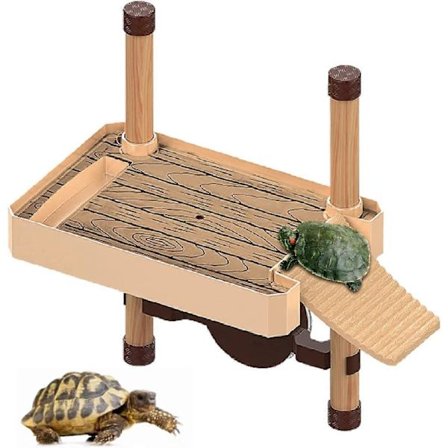 Skildpadde Solplatform, Flydende Skildpaddebro Hvileterrasse-S