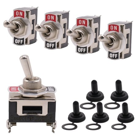 5-pakke profesjonell 15A 250V/20A 125V bil vippebryter med vann