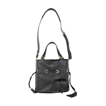 Lancel, Premier Flirt M Bucket BAG Zwart, Dames, Maat:ONE Size