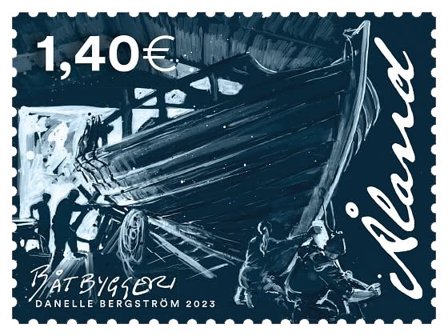 Åland - Skibsbygning - Postfrisk sæt