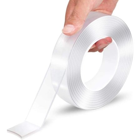 Dobbeltsidig nanotape, gjenbrukbar antiskli-tape (50 mm bredde * 5 m lengde)