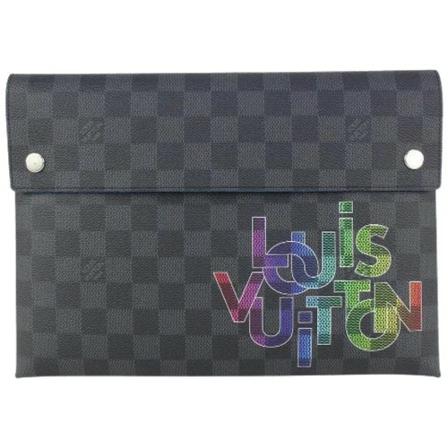 Louis Vuitton Vintage, Pre-owned Canvas louis-vuitton-bags Grijs, Dames, Maat:ONE Size