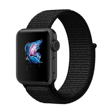 Apple Watch -hihnanauha 44 mm, 40 mm, 45 mm, 41 mm, 42 mm, 38 mm, 49 mm Urheilullinen Nylon Ranneke Kellonauha