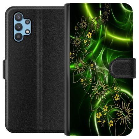 Samsung Galaxy A32 5G Tegnebogsetui Blomster