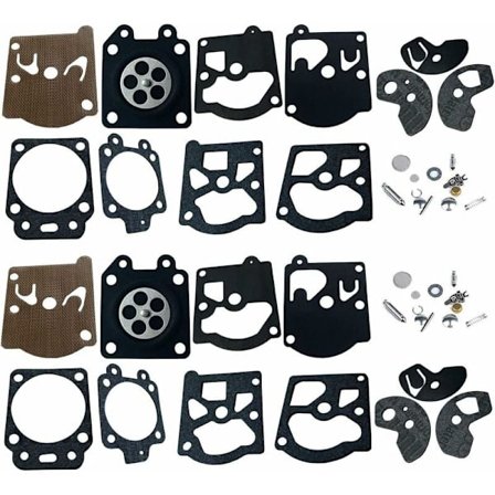 2-pack reparationskit för förgasare, membran och packningar för Walbro K10-WAT WA & WT-serien Stihl 028 FS40 FS44 FS85 Dolmar 103 105 108 111 