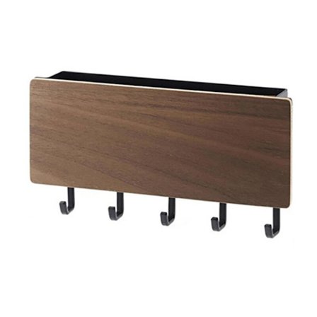 Vægmonteret nøgleholder, multifunktionel opbevaringsorganisator til nøgler og småting