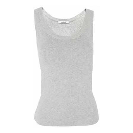 Max Mara Sleeveless Tops Grå, Dame