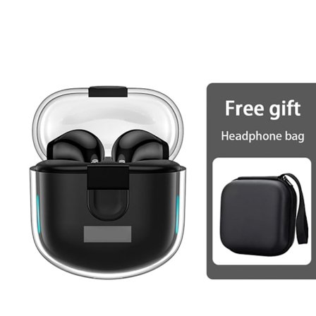 LP12 Trådlösa Bluetooth 5.0 Hörlurar Touch Control Stereo Hörlurar Vattentäta Brusreducerande Headset Inbyggd Mikrofon