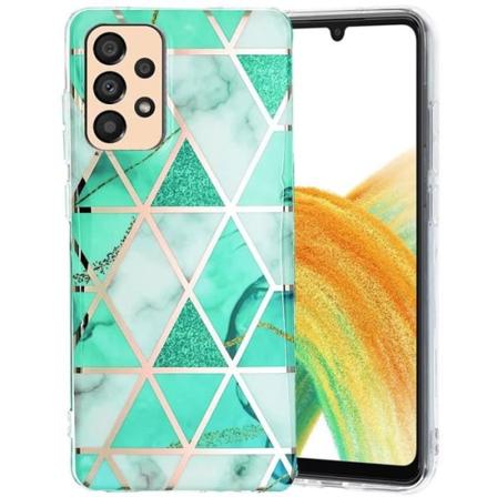 Cover til Samsung Galaxy A33 5G Beskyttelse Stødsikker Slank Elegant TPU Holdbar Stødsikker Turkis Turkos