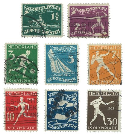 Holland 1928 - NVPH 212-19 - Stemplet