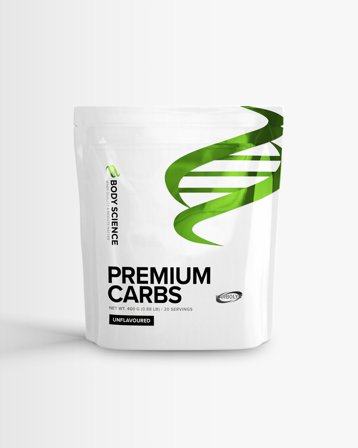 2 x Body Science Premium Carbs - 400g - Karbohydrater, kosttilskudd